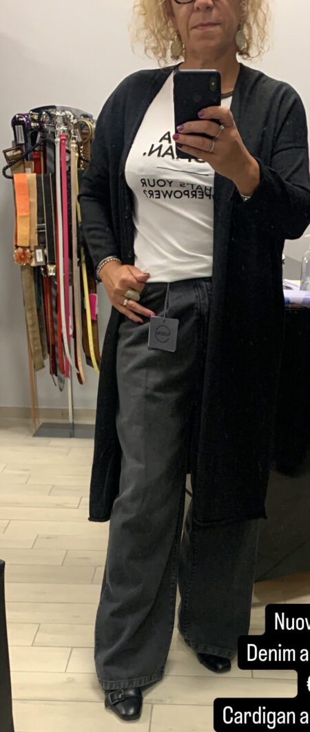 Denim ampio grigio - immagine 2