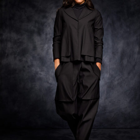 Pantalone cargo in bengalina