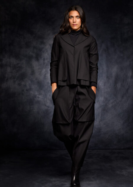 Pantalone cargo in bengalina