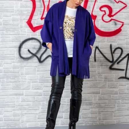 QUIIN21 Mantella con frange