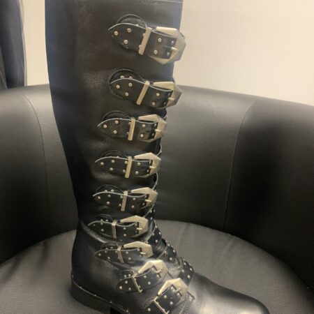Divine Follie Stivale in pelle con fibie