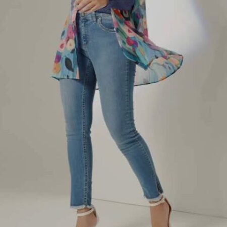 Denim gamba stretta