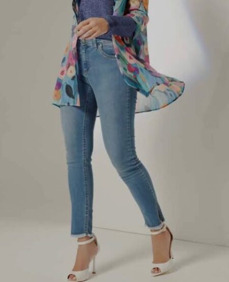 Denim gamba stretta