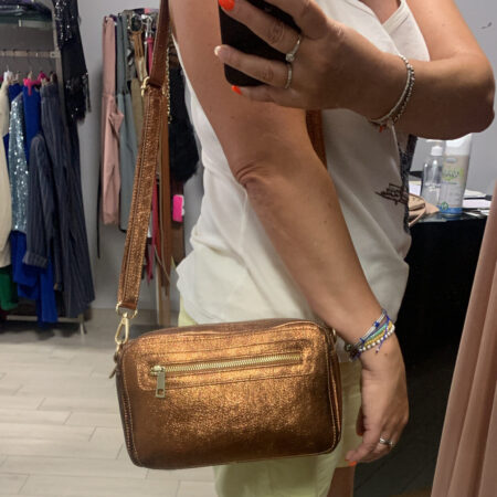 Borsa in pelle con tracolla