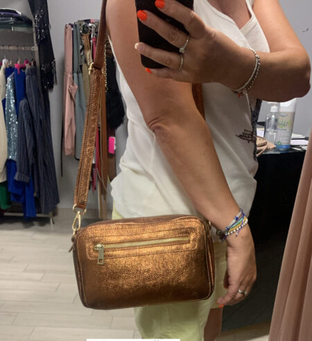 Borsa in pelle con tracolla