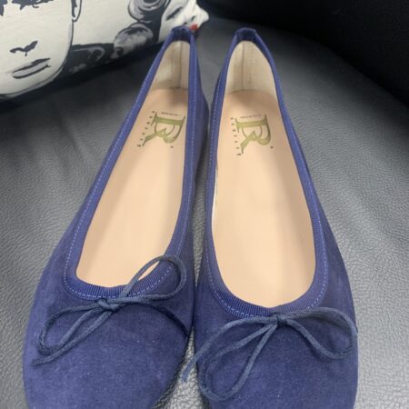 Paperina in pelle scamosciata