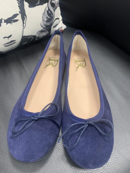 Paperina in pelle scamosciata