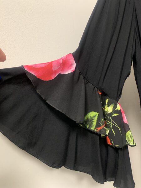 Sophiacurvy Camicia jabot con rose - immagine 3