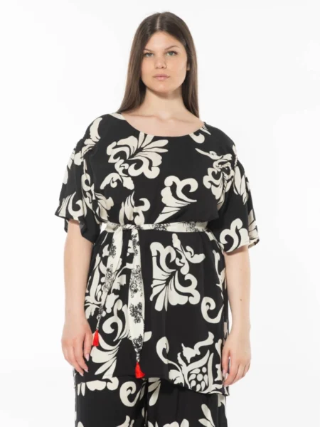 Sophiacurvy casacca lunga con cintura