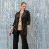 Quiin21 Tailleur in ciniglia con oro