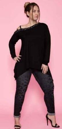 Sophiacurvy maglia borchie