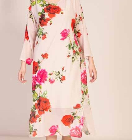 Abito floreale curvy