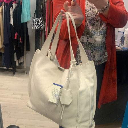 Borsa grande in vera pelle