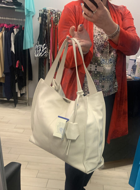 Borsa grande in vera pelle