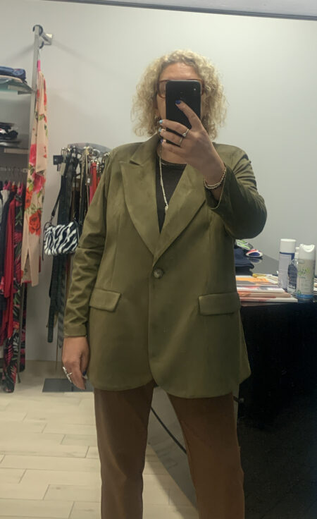 SusyStar blazer in eco daino