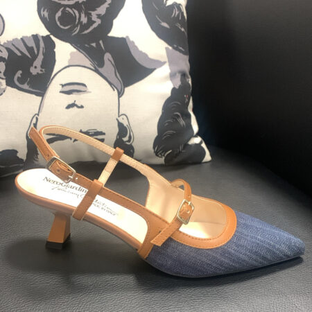 Nero Giardini chanel denim e pelle