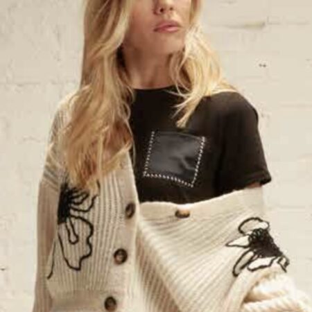 Flirt cardigan over con ricamo