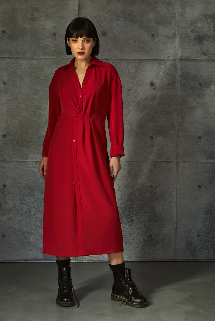 Victoria C abito rosso