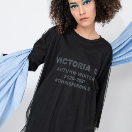 Victoria C casacca cotone e tulle