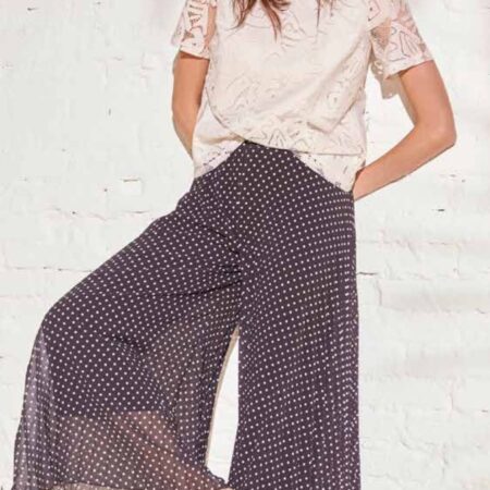 Flirt gonna pantalone a pois