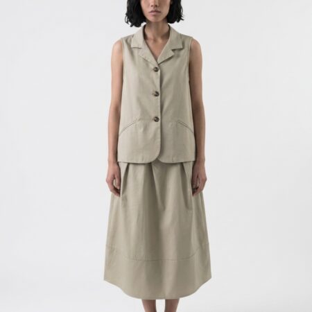 Karma gilet uomo over in gabardina leggera