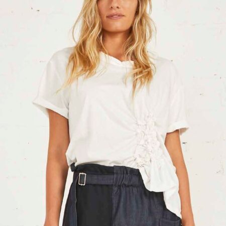 Victoria C t-shirt arriccio in cotone