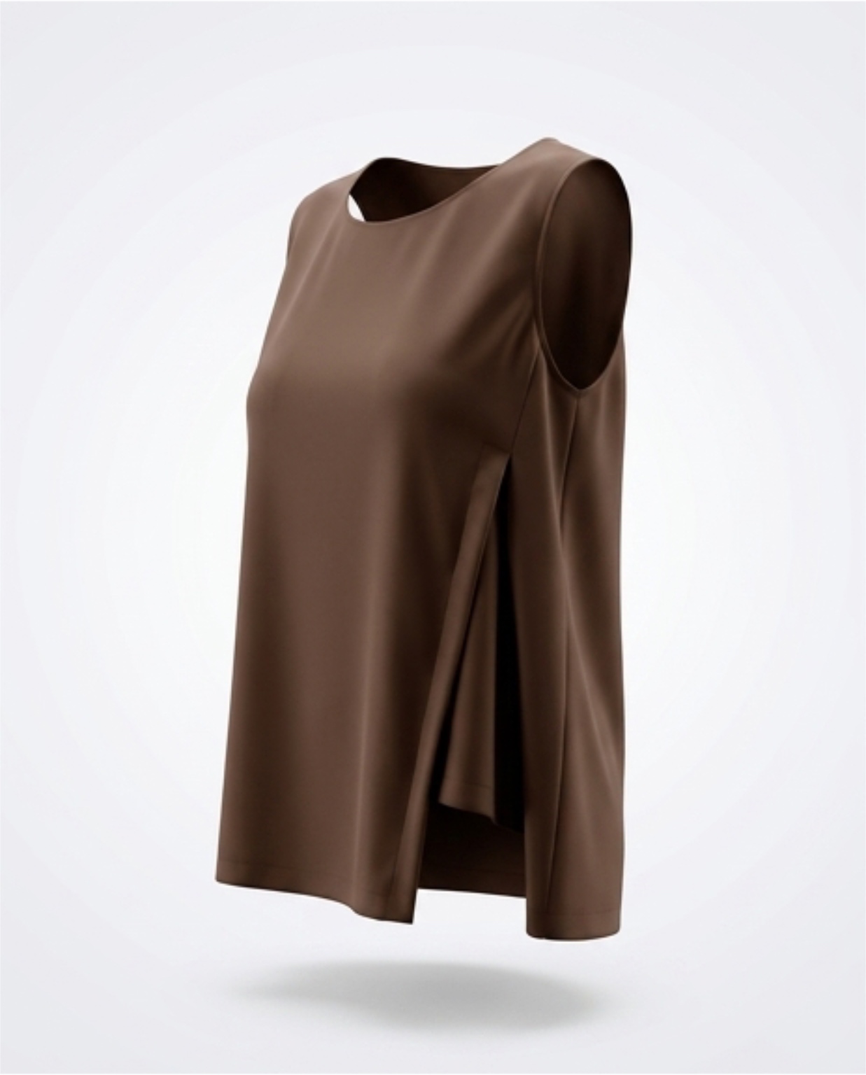 Victoria C top in cotone dal taglio asimmetrico - immagine 3