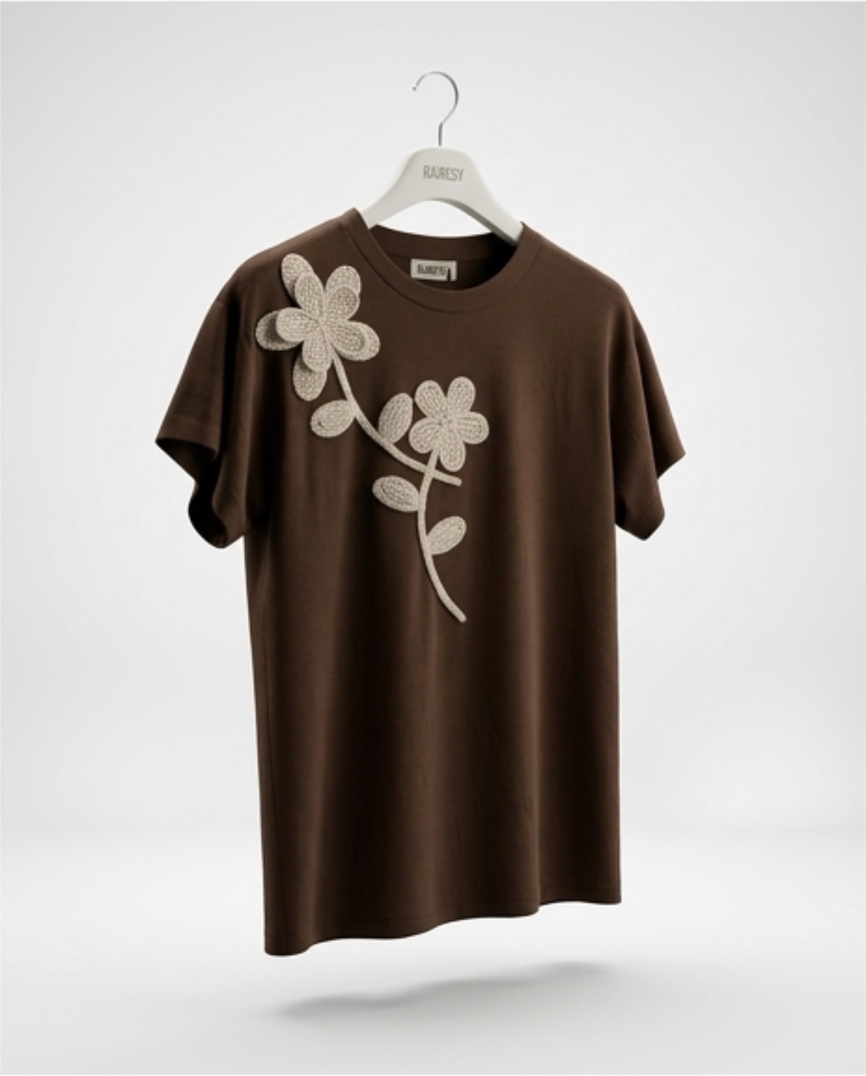 Dairesy t-shirt con ricamo in viscosa