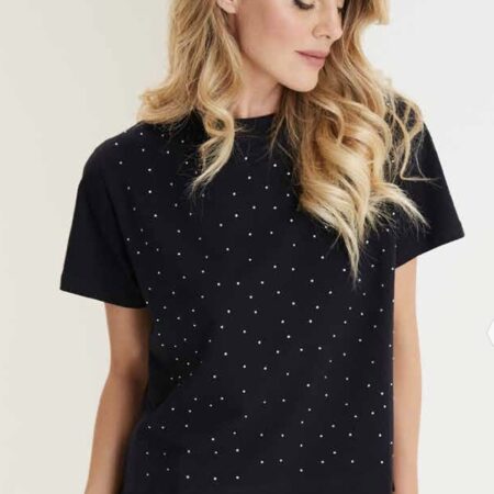 Simoncini t-shirt over con punti luce