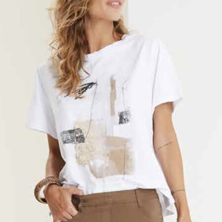 Simoncini t-shirt in cotone a scatoletta