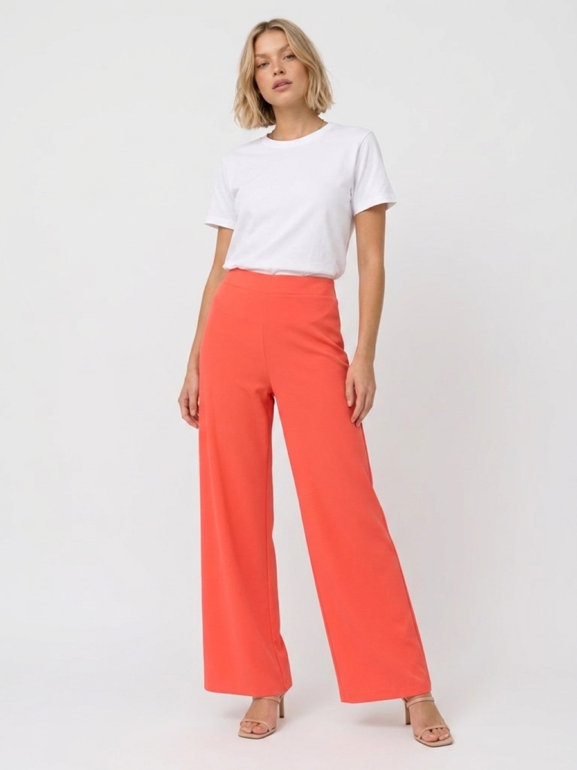 Flirt pantalone ampio in scuba crepe - immagine 2