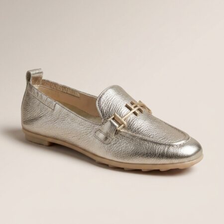 Hispanitas mocassino in pelle con suola gomma