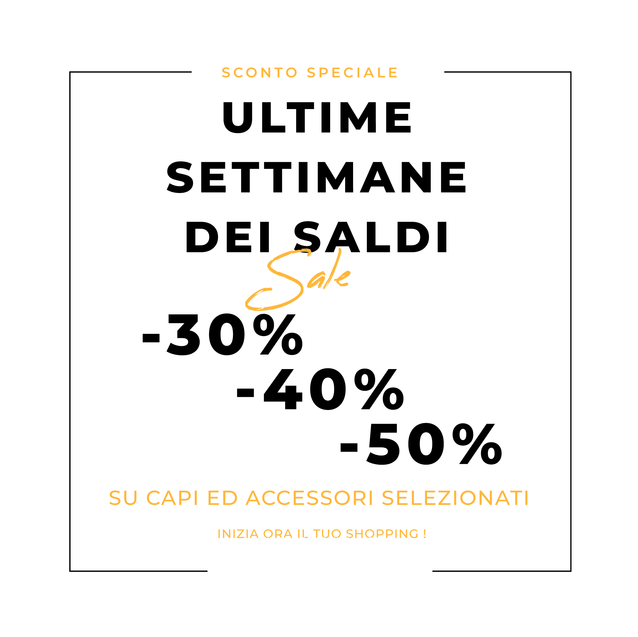 Ultime settimane Saldi Estivi Glamour